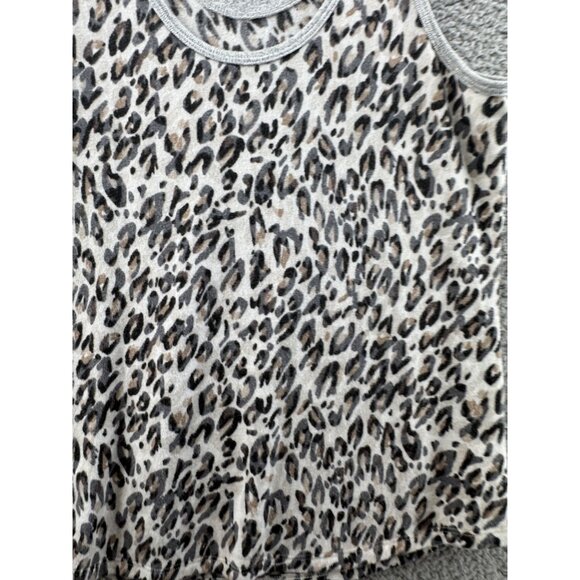 Karen Neuburger Live Love Lounge Leopard Print Tank Top Size M - Picture 3 of 5